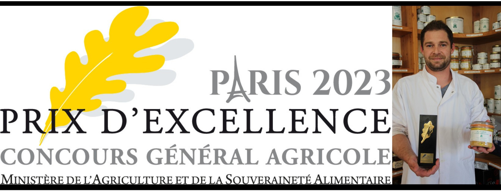 La Drosera Gourmande reçoit le Prix d'excellence en 2023 pour la qualité de ses produits